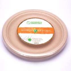 10inch Wheat Straw Disposable - Compostable Plates 100ct