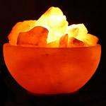 A Bowl of Fire Himalayan Salt Lamp