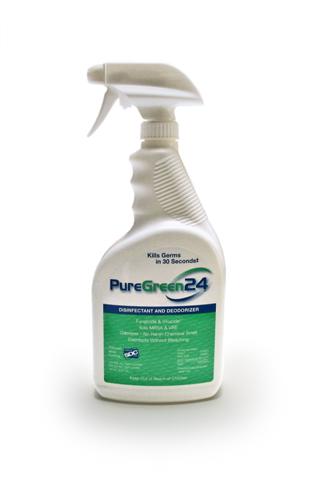 Pure Green 24 Disinfectant-Deoderizer 32oz.