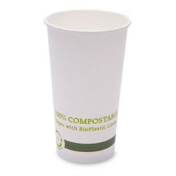 Paper Hot Cups with PLA Lining 50 pack - 20oz 